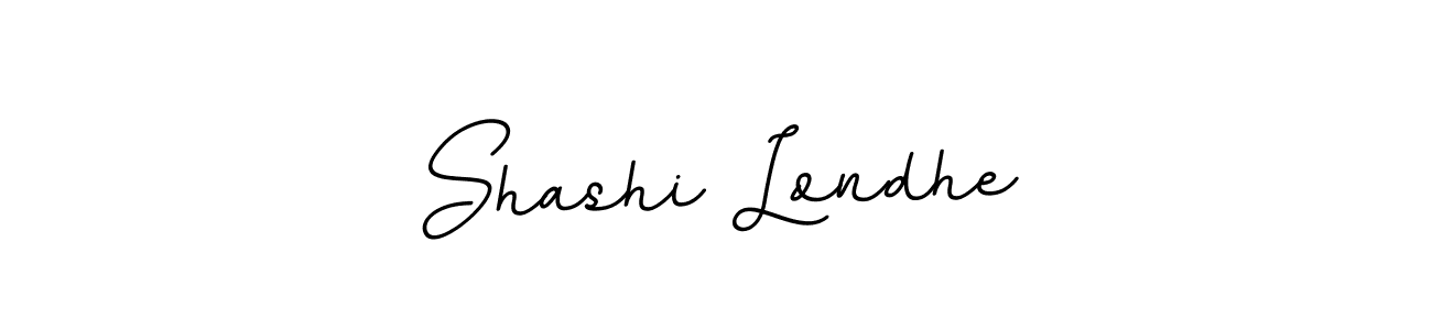 BallpointsItalic-DORy9 is a professional signature style that is perfect for those who want to add a touch of class to their signature. It is also a great choice for those who want to make their signature more unique. Get Shashi Londhe name to fancy signature for free. Shashi Londhe signature style 11 images and pictures png