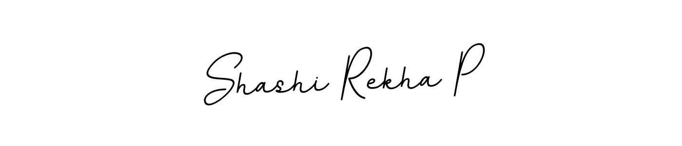Make a beautiful signature design for name Shashi Rekha P. With this signature (BallpointsItalic-DORy9) style, you can create a handwritten signature for free. Shashi Rekha P signature style 11 images and pictures png