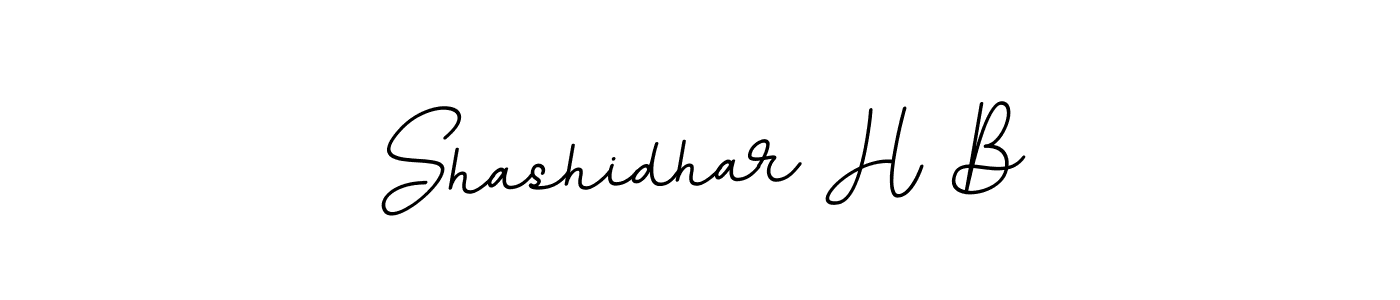 Make a beautiful signature design for name Shashidhar H B. Use this online signature maker to create a handwritten signature for free. Shashidhar H B signature style 11 images and pictures png