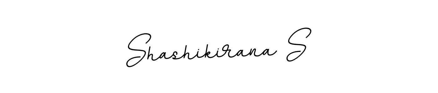 Make a beautiful signature design for name Shashikirana S. With this signature (BallpointsItalic-DORy9) style, you can create a handwritten signature for free. Shashikirana S signature style 11 images and pictures png