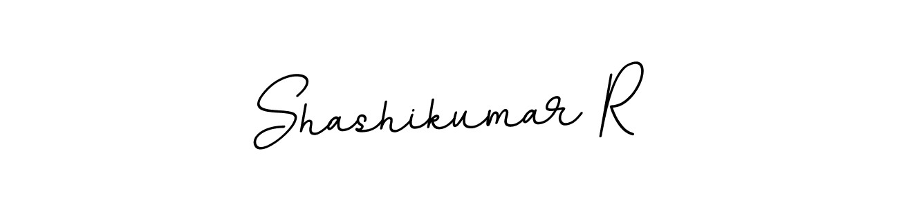 How to make Shashikumar R name signature. Use BallpointsItalic-DORy9 style for creating short signs online. This is the latest handwritten sign. Shashikumar R signature style 11 images and pictures png