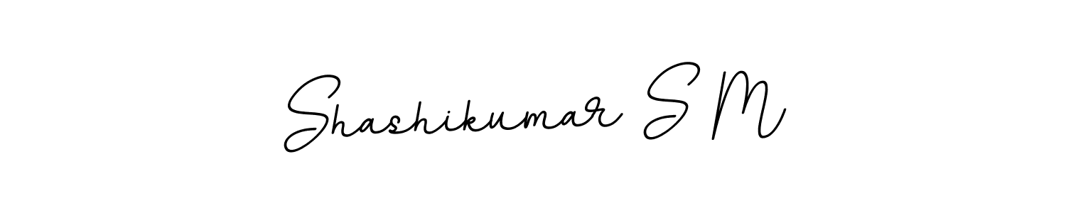 Make a beautiful signature design for name Shashikumar S M. With this signature (BallpointsItalic-DORy9) style, you can create a handwritten signature for free. Shashikumar S M signature style 11 images and pictures png