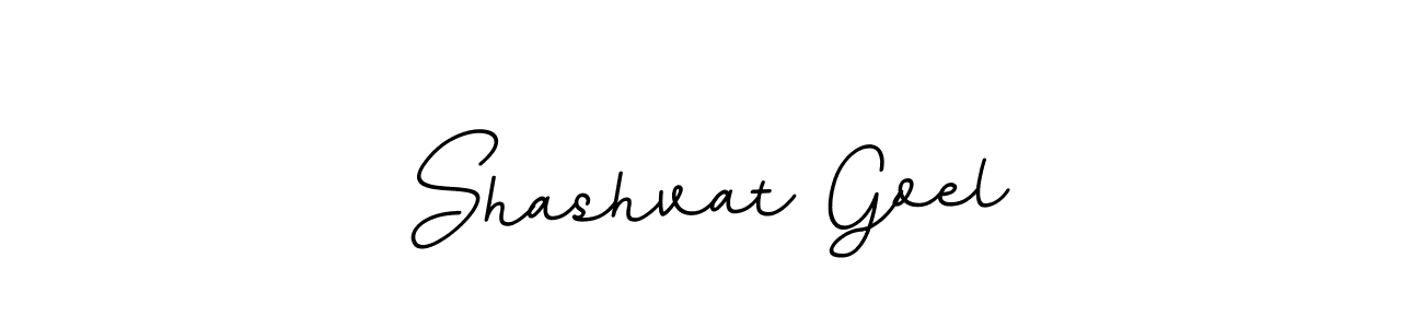 Create a beautiful signature design for name Shashvat Goel. With this signature (BallpointsItalic-DORy9) fonts, you can make a handwritten signature for free. Shashvat Goel signature style 11 images and pictures png