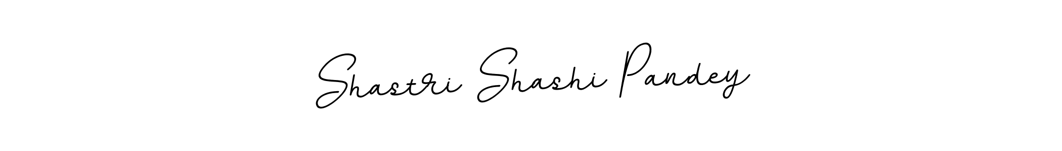 This is the best signature style for the Shastri Shashi Pandey name. Also you like these signature font (BallpointsItalic-DORy9). Mix name signature. Shastri Shashi Pandey signature style 11 images and pictures png