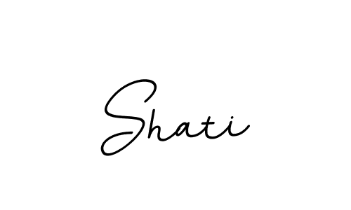 You should practise on your own different ways (BallpointsItalic-DORy9) to write your name (Shati) in signature. don't let someone else do it for you. Shati signature style 11 images and pictures png