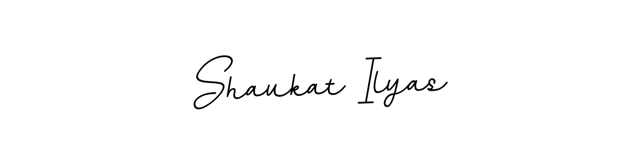 Shaukat Ilyas stylish signature style. Best Handwritten Sign (BallpointsItalic-DORy9) for my name. Handwritten Signature Collection Ideas for my name Shaukat Ilyas. Shaukat Ilyas signature style 11 images and pictures png