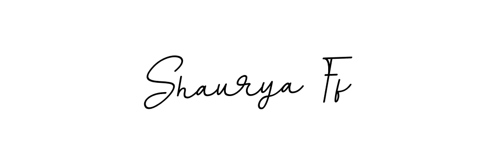 Make a beautiful signature design for name Shaurya Ff. With this signature (BallpointsItalic-DORy9) style, you can create a handwritten signature for free. Shaurya Ff signature style 11 images and pictures png