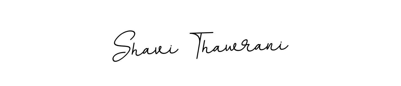 Make a beautiful signature design for name Shavi Thawrani. With this signature (BallpointsItalic-DORy9) style, you can create a handwritten signature for free. Shavi Thawrani signature style 11 images and pictures png