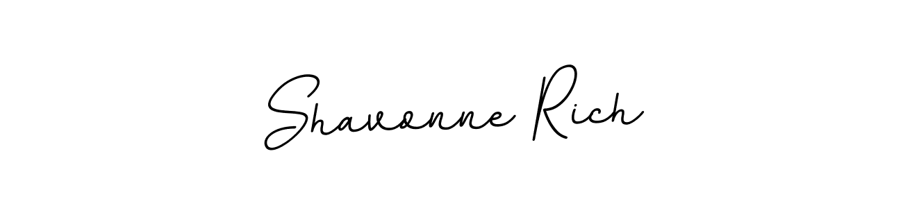 You should practise on your own different ways (BallpointsItalic-DORy9) to write your name (Shavonne Rich) in signature. don't let someone else do it for you. Shavonne Rich signature style 11 images and pictures png