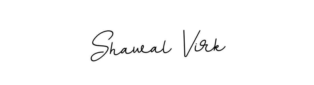 Design your own signature with our free online signature maker. With this signature software, you can create a handwritten (BallpointsItalic-DORy9) signature for name Shawal Virk. Shawal Virk signature style 11 images and pictures png