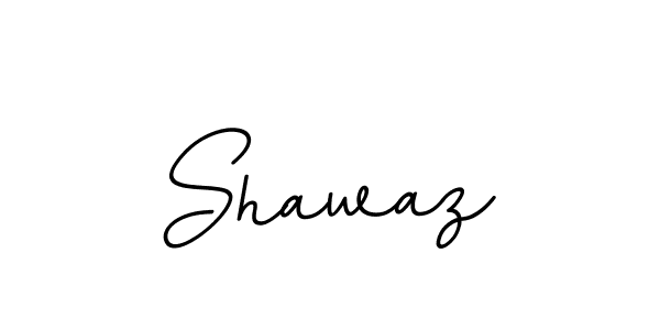 Use a signature maker to create a handwritten signature online. With this signature software, you can design (BallpointsItalic-DORy9) your own signature for name Shawaz. Shawaz signature style 11 images and pictures png