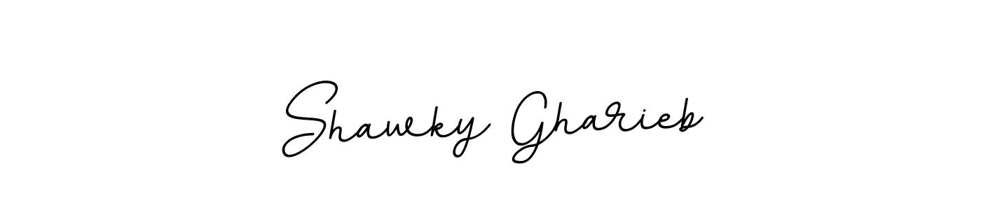 Design your own signature with our free online signature maker. With this signature software, you can create a handwritten (BallpointsItalic-DORy9) signature for name Shawky Gharieb. Shawky Gharieb signature style 11 images and pictures png