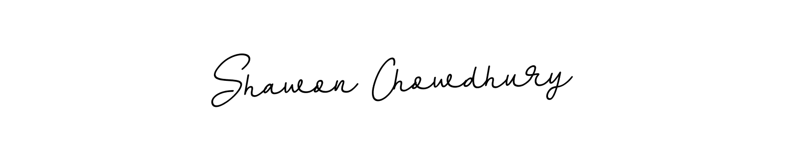 How to make Shawon Chowdhury name signature. Use BallpointsItalic-DORy9 style for creating short signs online. This is the latest handwritten sign. Shawon Chowdhury signature style 11 images and pictures png