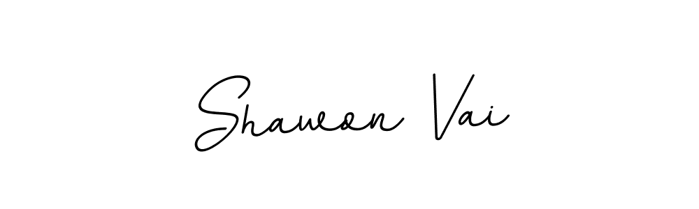 Design your own signature with our free online signature maker. With this signature software, you can create a handwritten (BallpointsItalic-DORy9) signature for name Shawon Vai. Shawon Vai signature style 11 images and pictures png