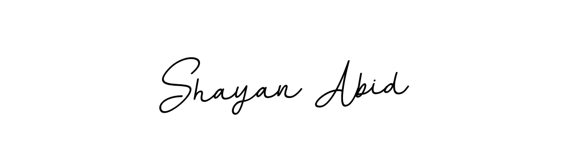 It looks lik you need a new signature style for name Shayan Abid. Design unique handwritten (BallpointsItalic-DORy9) signature with our free signature maker in just a few clicks. Shayan Abid signature style 11 images and pictures png
