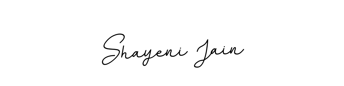 Make a beautiful signature design for name Shayeni Jain. With this signature (BallpointsItalic-DORy9) style, you can create a handwritten signature for free. Shayeni Jain signature style 11 images and pictures png