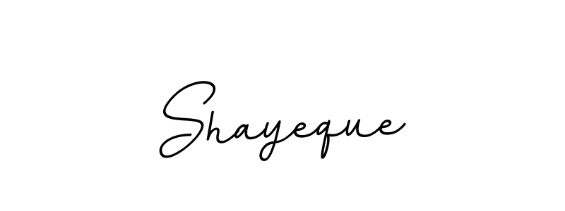 Design your own signature with our free online signature maker. With this signature software, you can create a handwritten (BallpointsItalic-DORy9) signature for name Shayeque. Shayeque signature style 11 images and pictures png