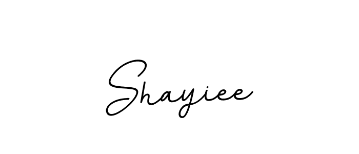 Make a beautiful signature design for name Shayiee. With this signature (BallpointsItalic-DORy9) style, you can create a handwritten signature for free. Shayiee signature style 11 images and pictures png