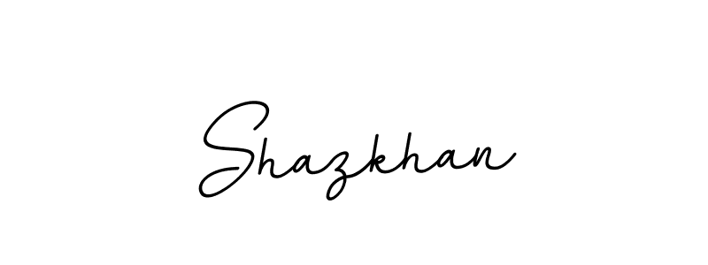 Make a beautiful signature design for name Shazkhan. With this signature (BallpointsItalic-DORy9) style, you can create a handwritten signature for free. Shazkhan signature style 11 images and pictures png