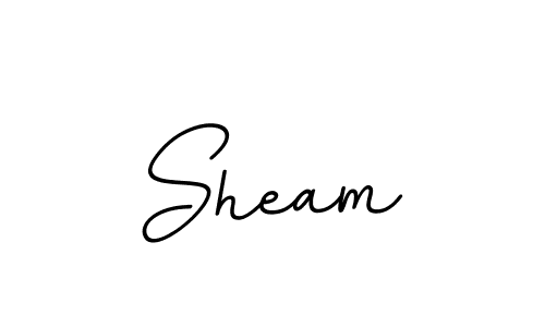 How to make Sheam name signature. Use BallpointsItalic-DORy9 style for creating short signs online. This is the latest handwritten sign. Sheam signature style 11 images and pictures png