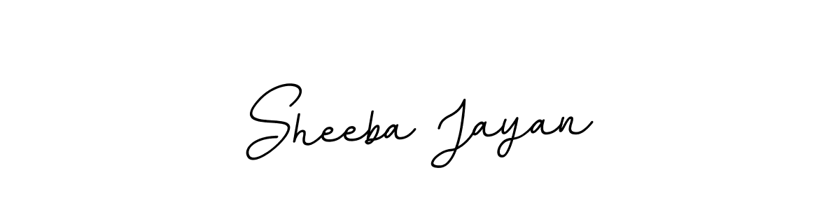 Design your own signature with our free online signature maker. With this signature software, you can create a handwritten (BallpointsItalic-DORy9) signature for name Sheeba Jayan. Sheeba Jayan signature style 11 images and pictures png
