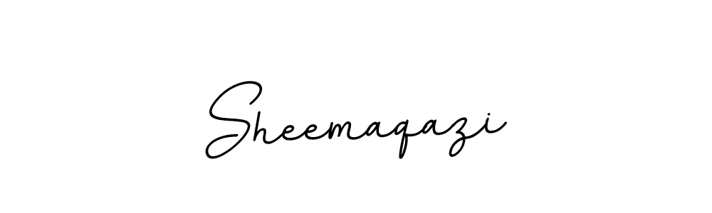 Use a signature maker to create a handwritten signature online. With this signature software, you can design (BallpointsItalic-DORy9) your own signature for name Sheemaqazi. Sheemaqazi signature style 11 images and pictures png