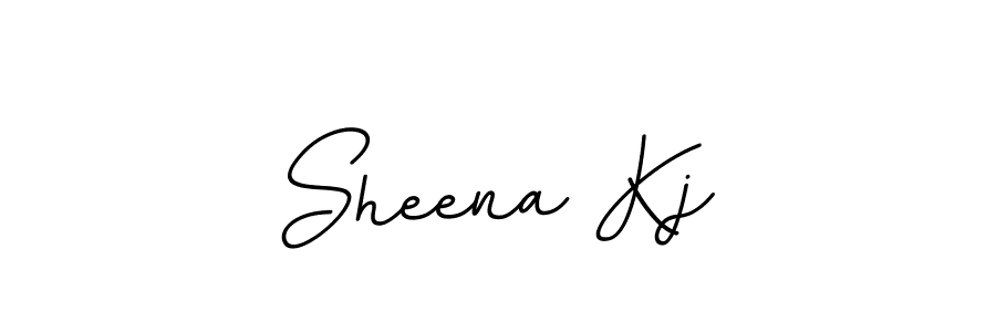 Make a beautiful signature design for name Sheena Kj. With this signature (BallpointsItalic-DORy9) style, you can create a handwritten signature for free. Sheena Kj signature style 11 images and pictures png