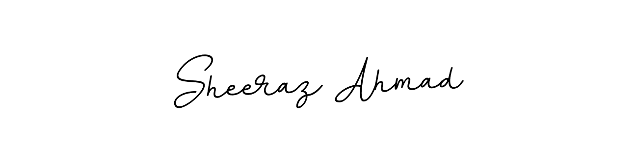 Sheeraz Ahmad stylish signature style. Best Handwritten Sign (BallpointsItalic-DORy9) for my name. Handwritten Signature Collection Ideas for my name Sheeraz Ahmad. Sheeraz Ahmad signature style 11 images and pictures png