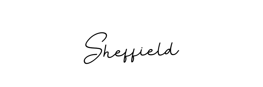 Make a beautiful signature design for name Sheffield. With this signature (BallpointsItalic-DORy9) style, you can create a handwritten signature for free. Sheffield signature style 11 images and pictures png
