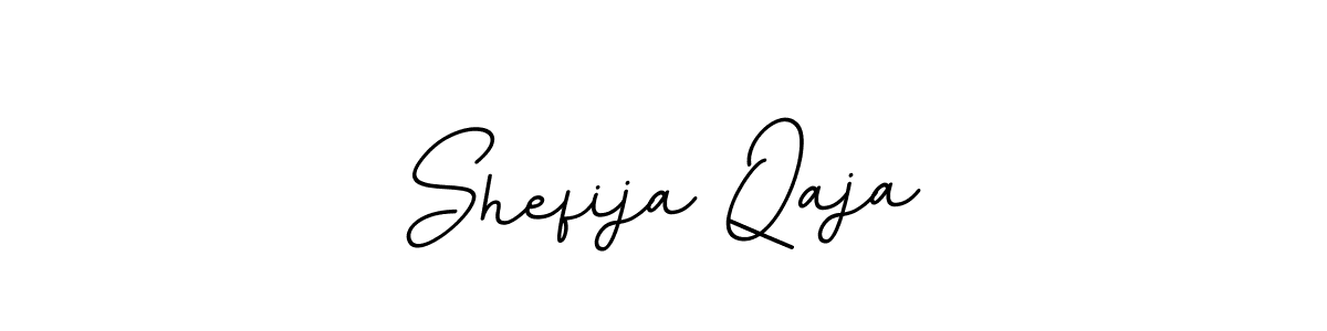 You should practise on your own different ways (BallpointsItalic-DORy9) to write your name (Shefija Qaja) in signature. don't let someone else do it for you. Shefija Qaja signature style 11 images and pictures png