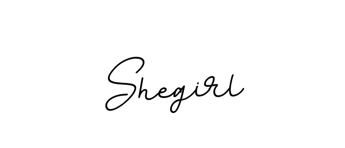 How to make Shegirl signature? BallpointsItalic-DORy9 is a professional autograph style. Create handwritten signature for Shegirl name. Shegirl signature style 11 images and pictures png