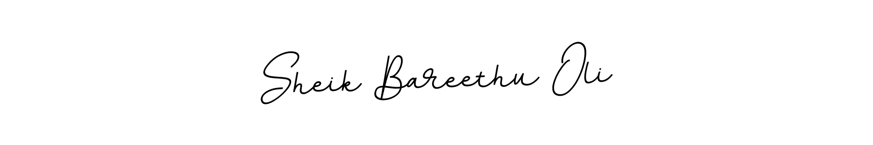 The best way (BallpointsItalic-DORy9) to make a short signature is to pick only two or three words in your name. The name Sheik Bareethu Oli include a total of six letters. For converting this name. Sheik Bareethu Oli signature style 11 images and pictures png