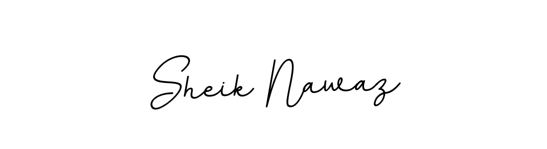 Sheik Nawaz stylish signature style. Best Handwritten Sign (BallpointsItalic-DORy9) for my name. Handwritten Signature Collection Ideas for my name Sheik Nawaz. Sheik Nawaz signature style 11 images and pictures png