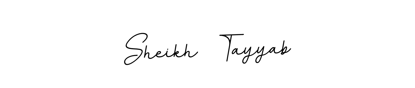 Also we have Sheikh  Tayyab name is the best signature style. Create professional handwritten signature collection using BallpointsItalic-DORy9 autograph style. Sheikh  Tayyab signature style 11 images and pictures png