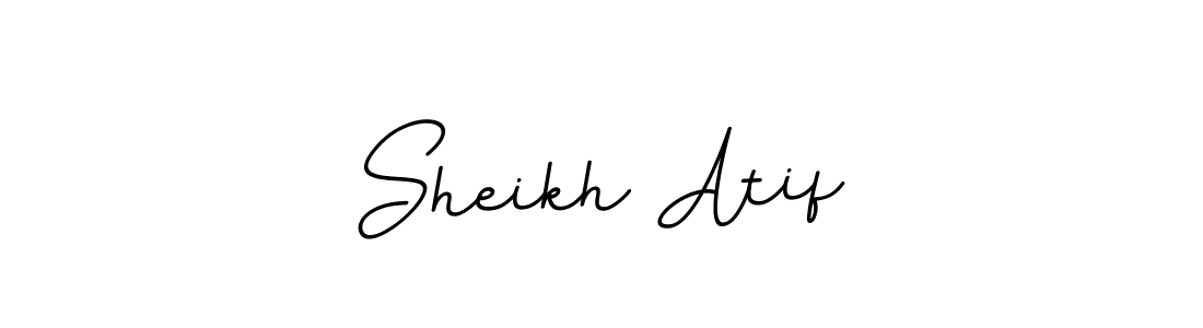 Create a beautiful signature design for name Sheikh Atif. With this signature (BallpointsItalic-DORy9) fonts, you can make a handwritten signature for free. Sheikh Atif signature style 11 images and pictures png