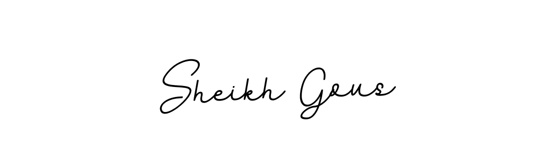 Use a signature maker to create a handwritten signature online. With this signature software, you can design (BallpointsItalic-DORy9) your own signature for name Sheikh Gous. Sheikh Gous signature style 11 images and pictures png