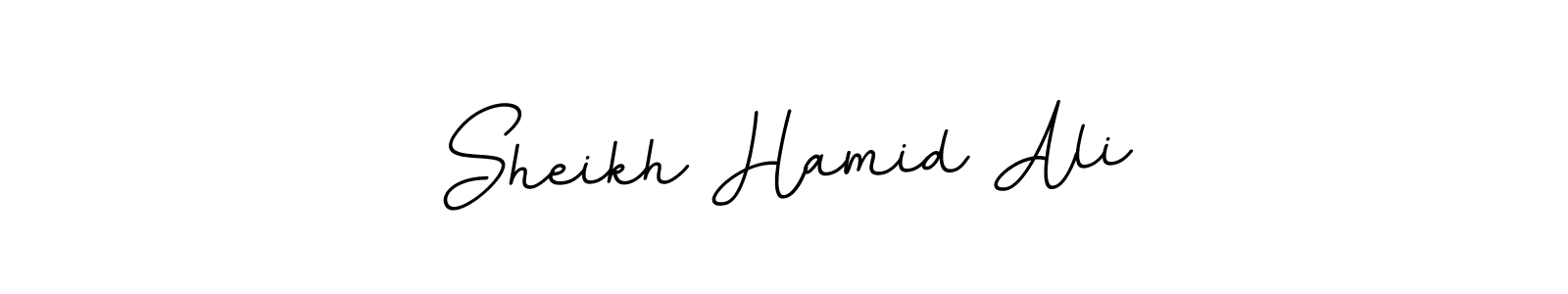 Also we have Sheikh Hamid Ali name is the best signature style. Create professional handwritten signature collection using BallpointsItalic-DORy9 autograph style. Sheikh Hamid Ali signature style 11 images and pictures png