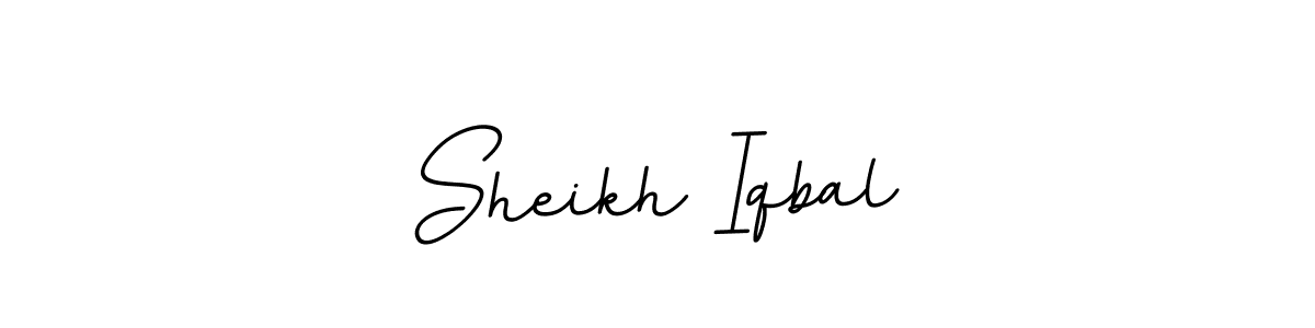 You should practise on your own different ways (BallpointsItalic-DORy9) to write your name (Sheikh Iqbal) in signature. don't let someone else do it for you. Sheikh Iqbal signature style 11 images and pictures png