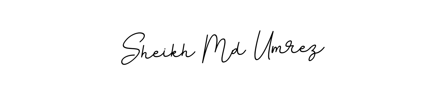 Use a signature maker to create a handwritten signature online. With this signature software, you can design (BallpointsItalic-DORy9) your own signature for name Sheikh Md Umrez. Sheikh Md Umrez signature style 11 images and pictures png
