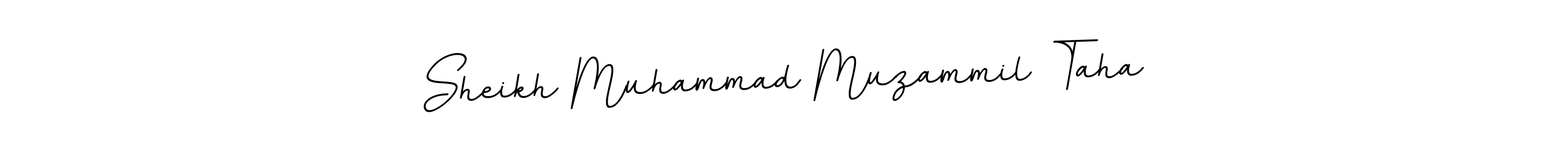 It looks lik you need a new signature style for name Sheikh Muhammad Muzammil Taha. Design unique handwritten (BallpointsItalic-DORy9) signature with our free signature maker in just a few clicks. Sheikh Muhammad Muzammil Taha signature style 11 images and pictures png