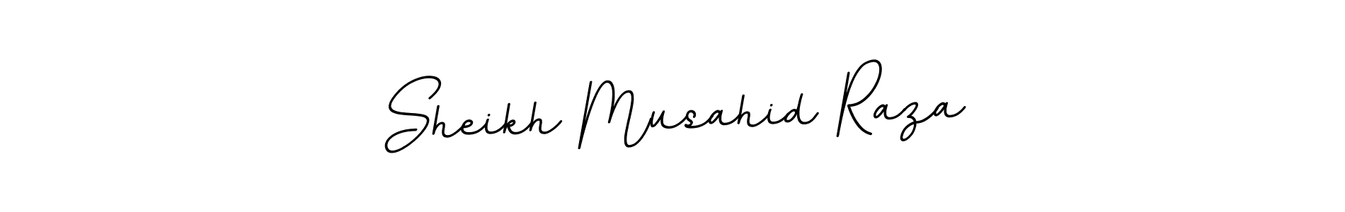 Design your own signature with our free online signature maker. With this signature software, you can create a handwritten (BallpointsItalic-DORy9) signature for name Sheikh Musahid Raza. Sheikh Musahid Raza signature style 11 images and pictures png