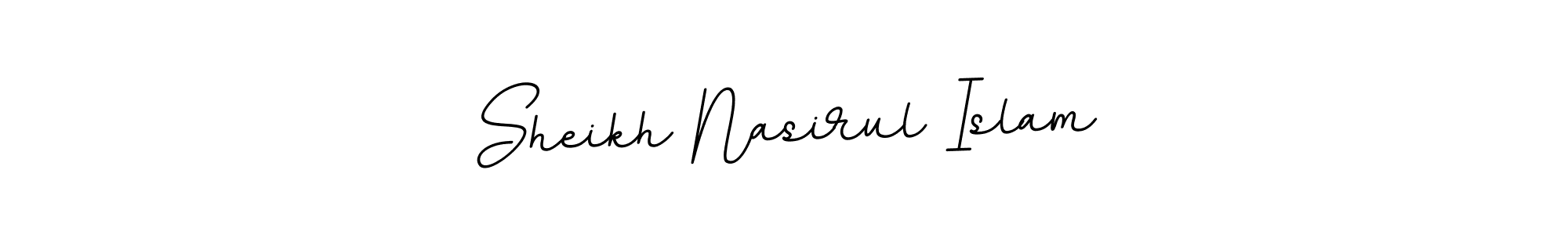 Create a beautiful signature design for name Sheikh Nasirul Islam. With this signature (BallpointsItalic-DORy9) fonts, you can make a handwritten signature for free. Sheikh Nasirul Islam signature style 11 images and pictures png