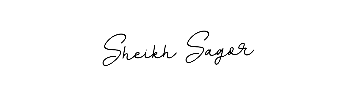 Sheikh Sagor stylish signature style. Best Handwritten Sign (BallpointsItalic-DORy9) for my name. Handwritten Signature Collection Ideas for my name Sheikh Sagor. Sheikh Sagor signature style 11 images and pictures png