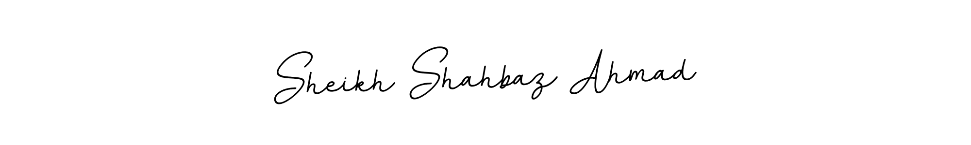 Make a beautiful signature design for name Sheikh Shahbaz Ahmad. Use this online signature maker to create a handwritten signature for free. Sheikh Shahbaz Ahmad signature style 11 images and pictures png