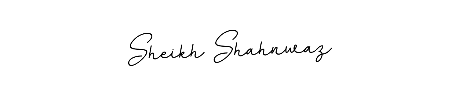 Make a beautiful signature design for name Sheikh Shahnwaz. With this signature (BallpointsItalic-DORy9) style, you can create a handwritten signature for free. Sheikh Shahnwaz signature style 11 images and pictures png