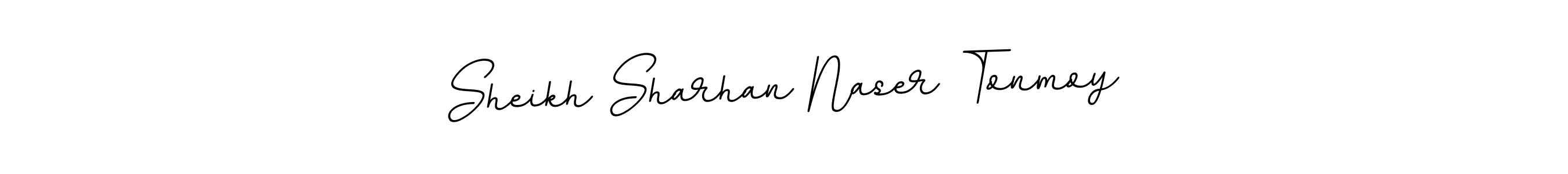 Use a signature maker to create a handwritten signature online. With this signature software, you can design (BallpointsItalic-DORy9) your own signature for name Sheikh Sharhan Naser Tonmoy. Sheikh Sharhan Naser Tonmoy signature style 11 images and pictures png