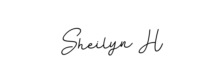 Make a beautiful signature design for name Sheilyn H. Use this online signature maker to create a handwritten signature for free. Sheilyn H signature style 11 images and pictures png