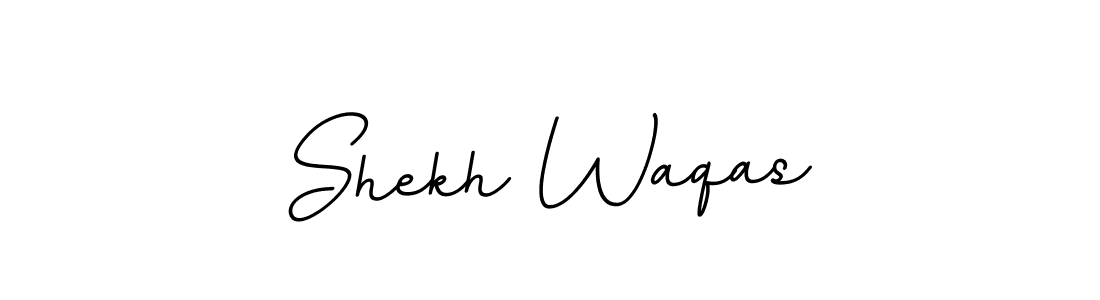 Create a beautiful signature design for name Shekh Waqas. With this signature (BallpointsItalic-DORy9) fonts, you can make a handwritten signature for free. Shekh Waqas signature style 11 images and pictures png