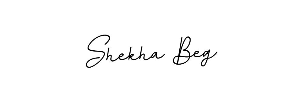 How to make Shekha Beg name signature. Use BallpointsItalic-DORy9 style for creating short signs online. This is the latest handwritten sign. Shekha Beg signature style 11 images and pictures png