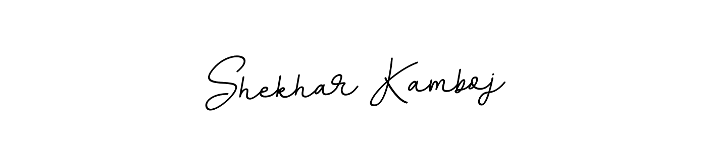 Shekhar Kamboj stylish signature style. Best Handwritten Sign (BallpointsItalic-DORy9) for my name. Handwritten Signature Collection Ideas for my name Shekhar Kamboj. Shekhar Kamboj signature style 11 images and pictures png
